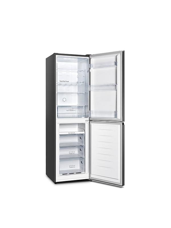 Hisense RB327N4BBE 55cm Wide Total No Frost Freestanding Fridge Freezer - Black - Image 2